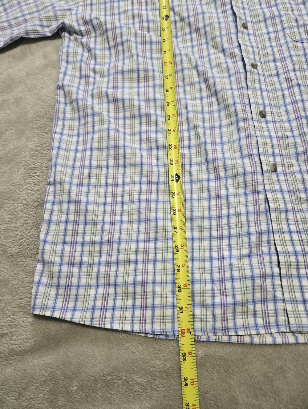 Wrangler George Strait Cowboy Cut Collection Plaid Shirt Mens Size 2XL - Picture 5 of 6
